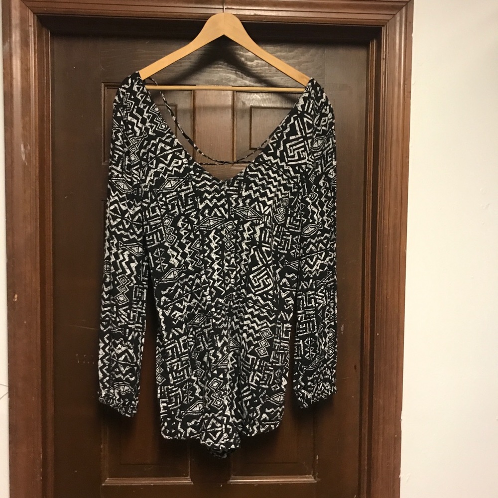 Billabong Tribal print romper